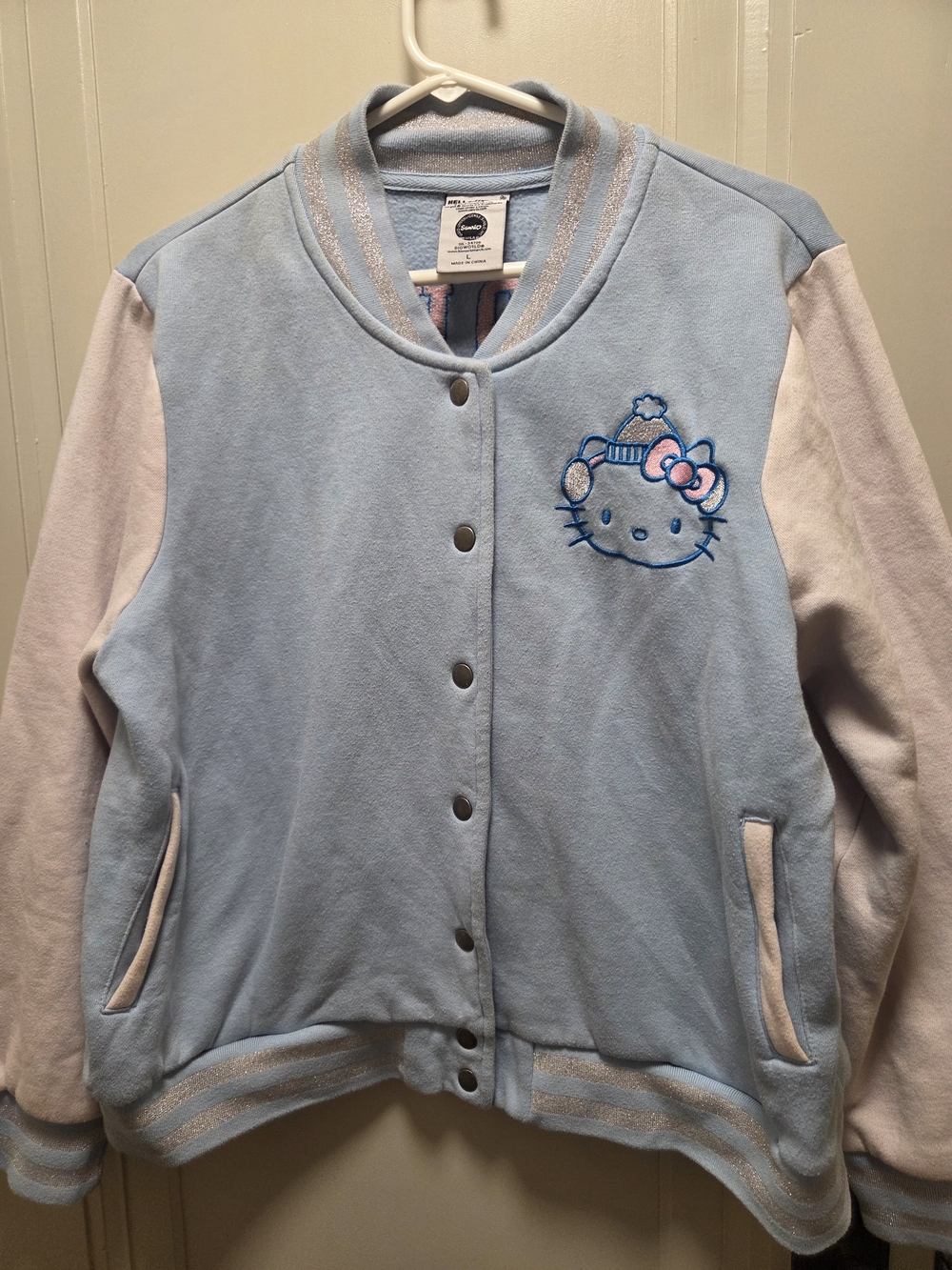Sanrio Hello kitty And friends stadium Ski Resort Jacket Size L Varsity Jacket